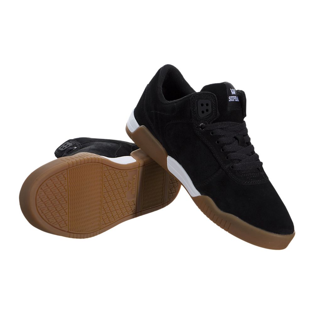 Baskets Basses Supra Ellington Noir Black/Gum Homme | EHZ-78570587